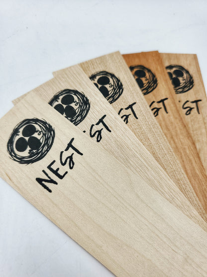 Wood Veneer Bookmarks