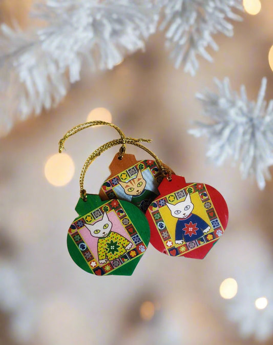 Christmas Ornaments - Set of Three