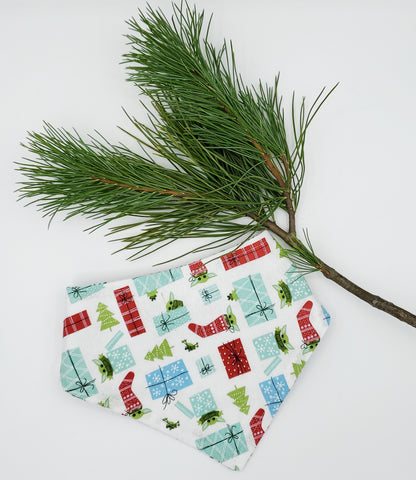 Holiday Reversible Baby Bandanas