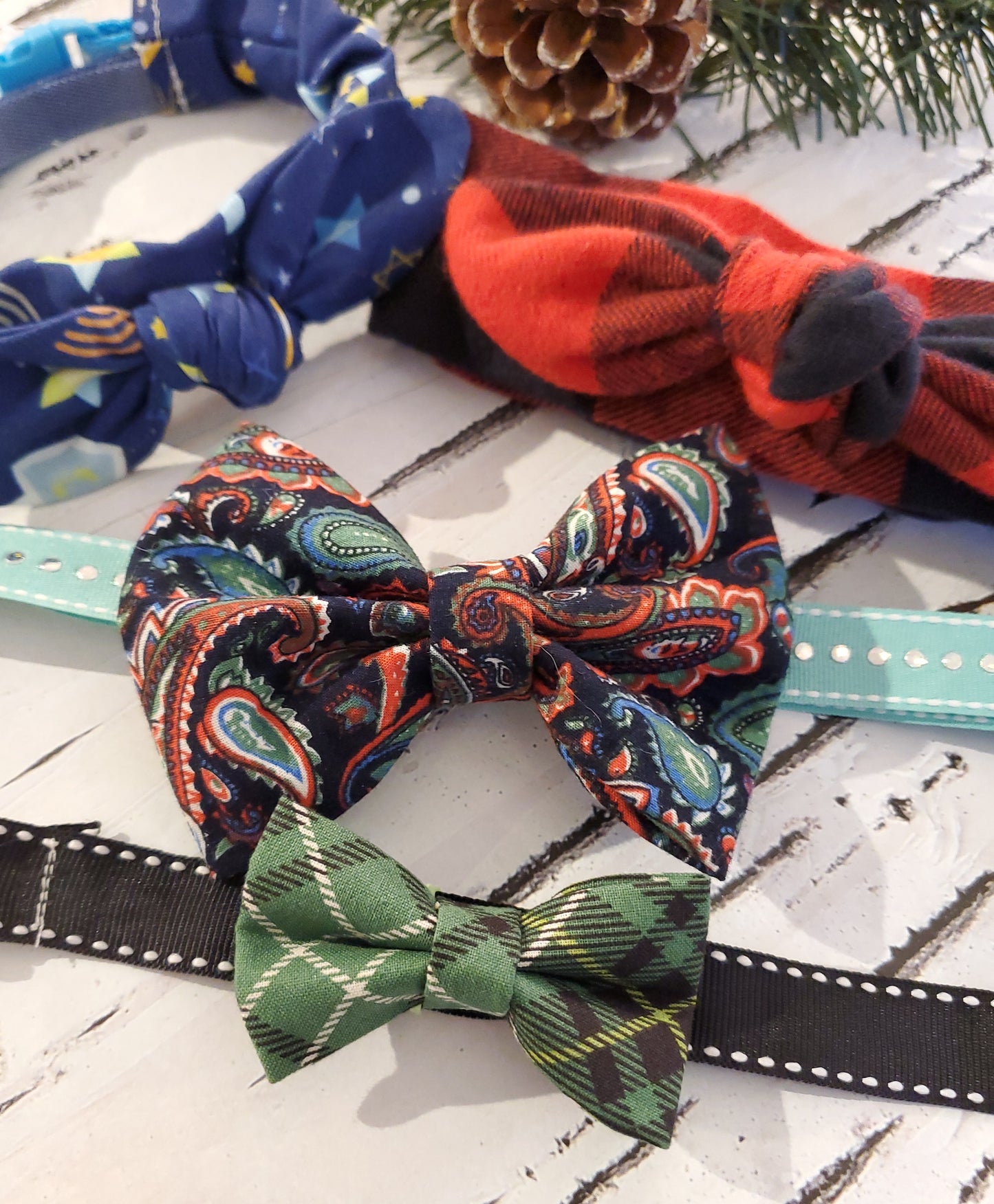 Mini Collars and Bow Tie Straps