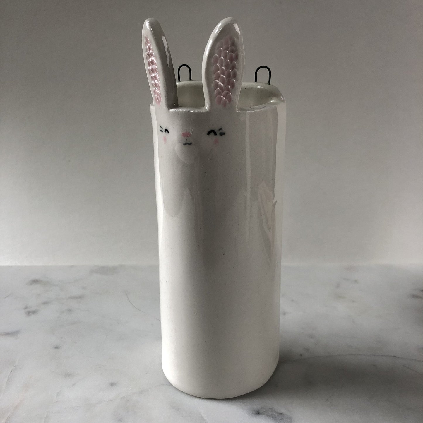 Ceramic Bunny Wall Vase