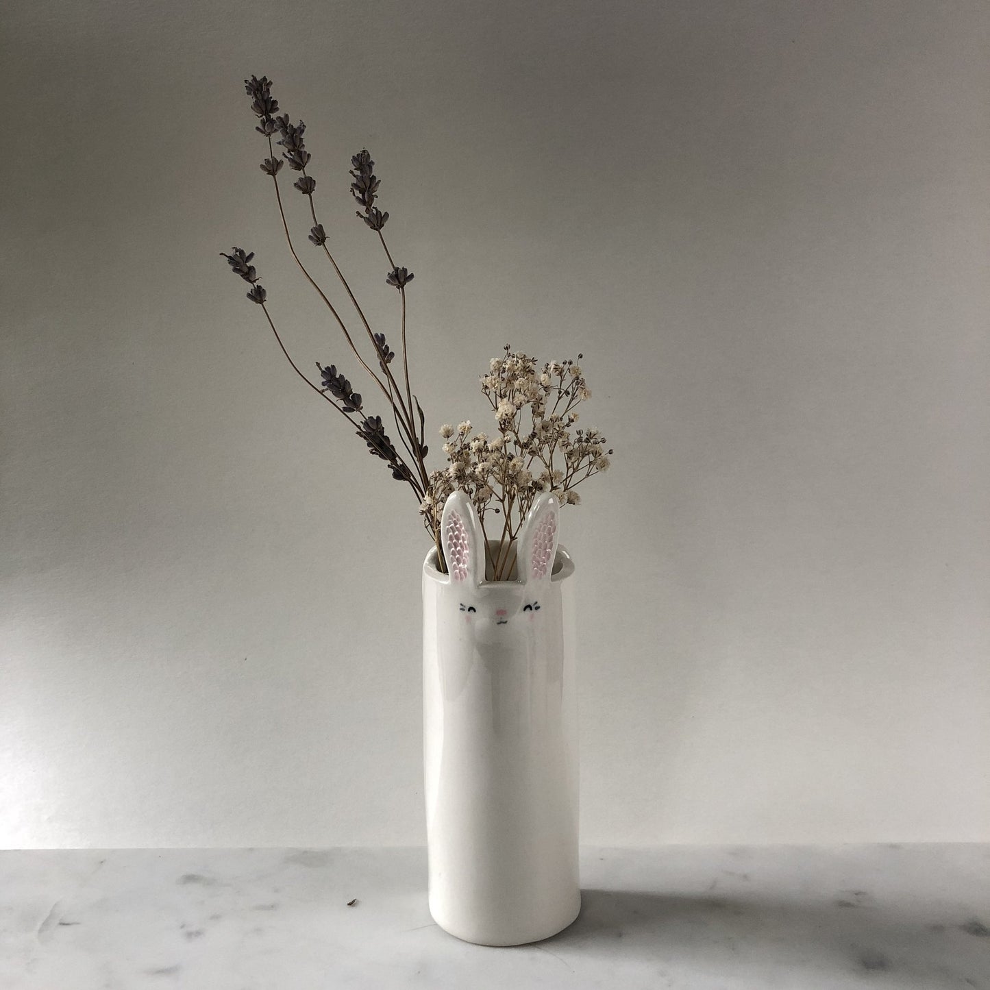 Ceramic Bunny Wall Vase