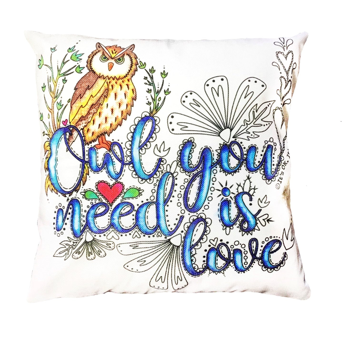 Pillow Colouring Creative Kits