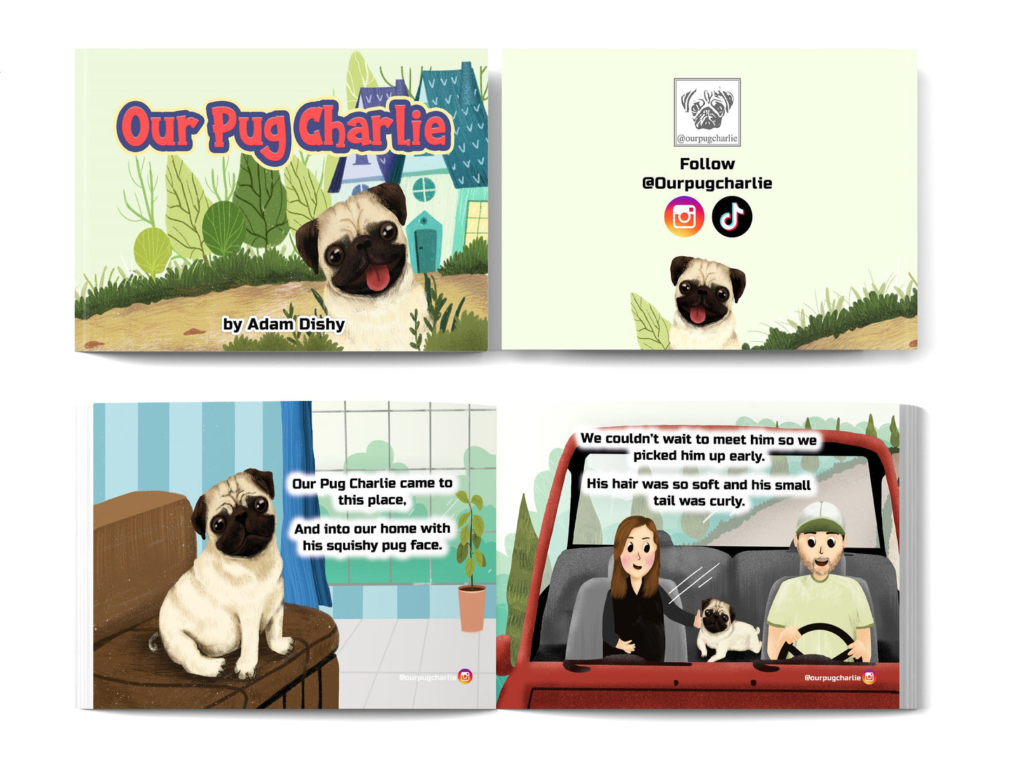 Children's Books - Our Pug Charlie by Adam Dishy
