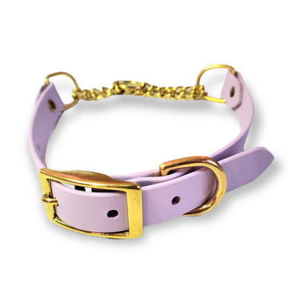 Minimalist Mutt Vegan Leather Martingale Collar