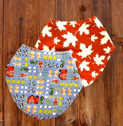 Reversible Baby Bandanas