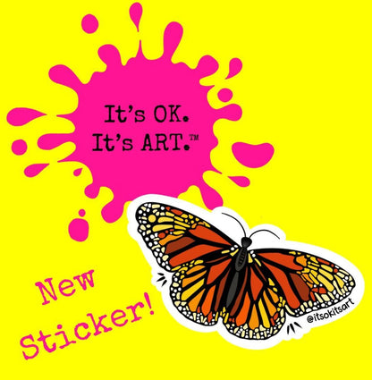 It's OK It's Art - stickers