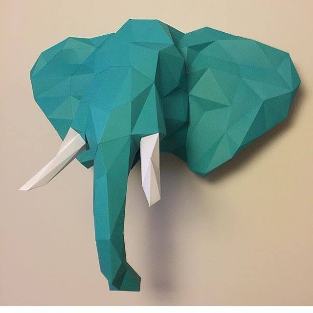DIY Low Poly Paper Kits