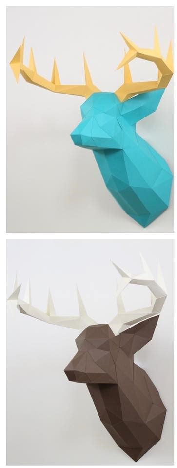 DIY Low Poly Paper Kits