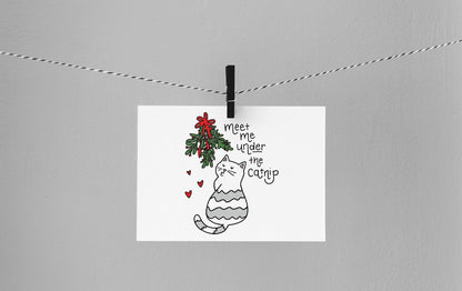 Holiday Greeting Cards - by Kitties & Cabernet