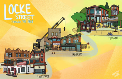 Locke St prints - by HamOnt Doodles